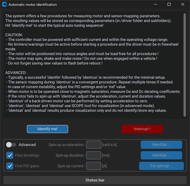 Automatic identification window